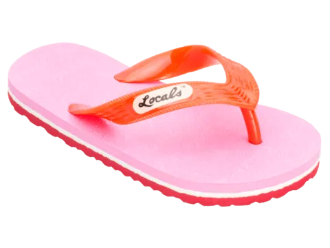Kids Locals Slippers Striped Rubber Flip Flops from Hawaii