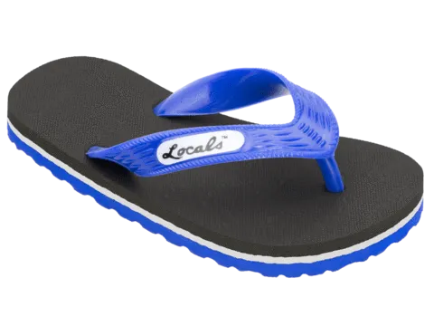 Kids Locals Slippers Striped Rubber Flip Flops from Hawaii