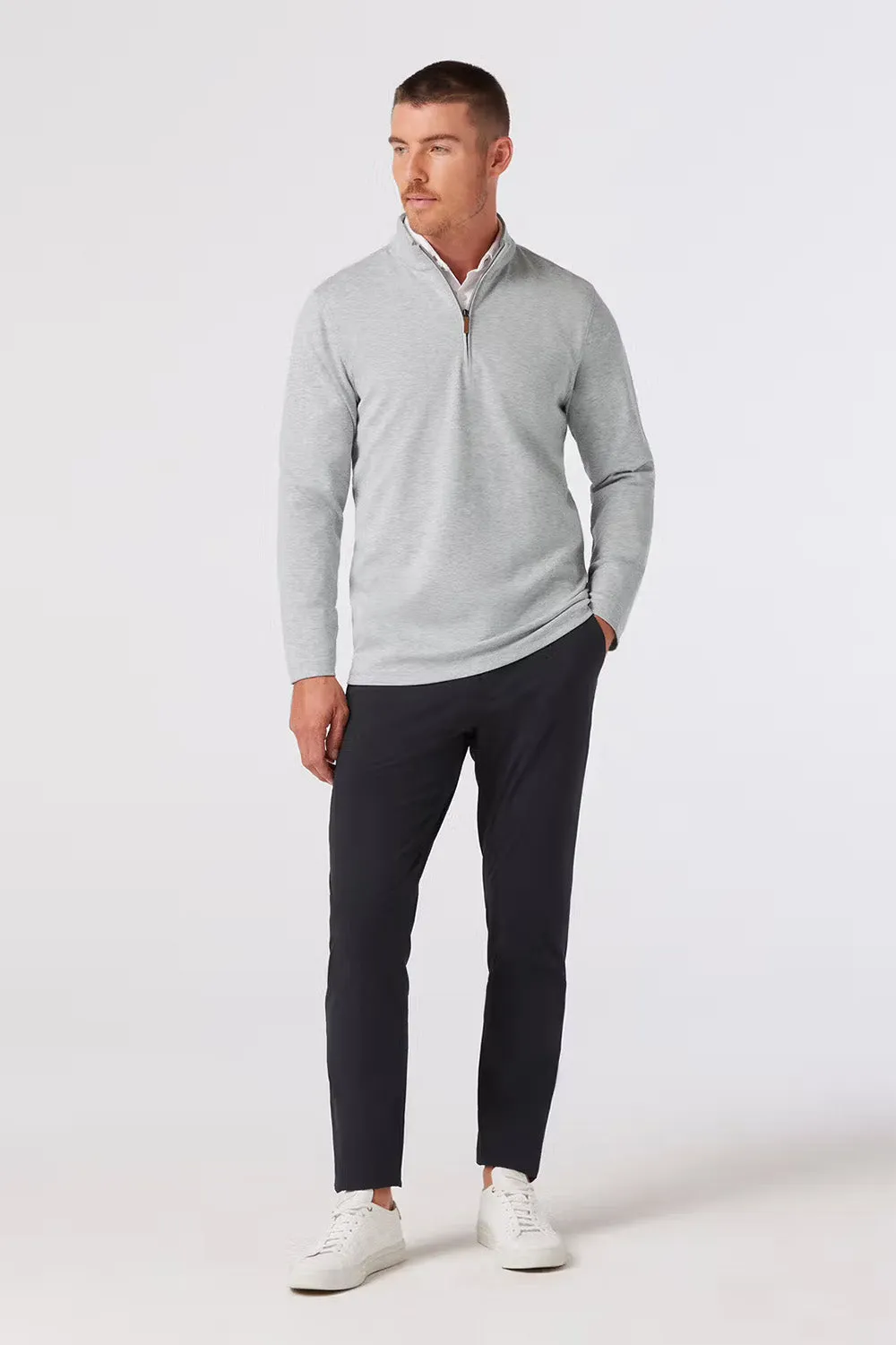 KPI QUARTER ZIP Cool Grey Heather