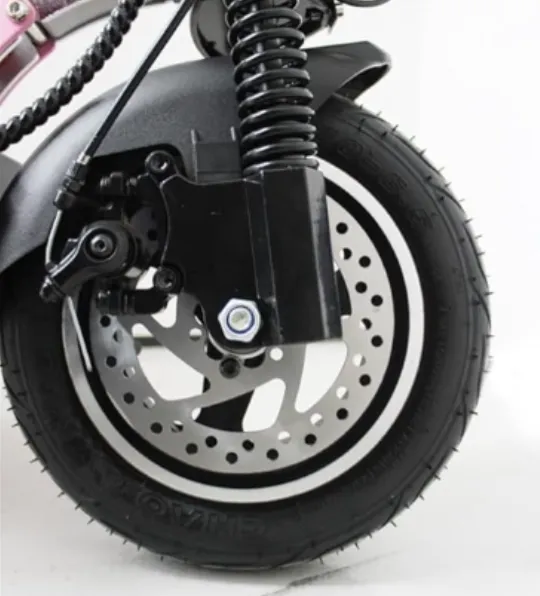 LEADERS  E Scooter Pink Stripe with seat