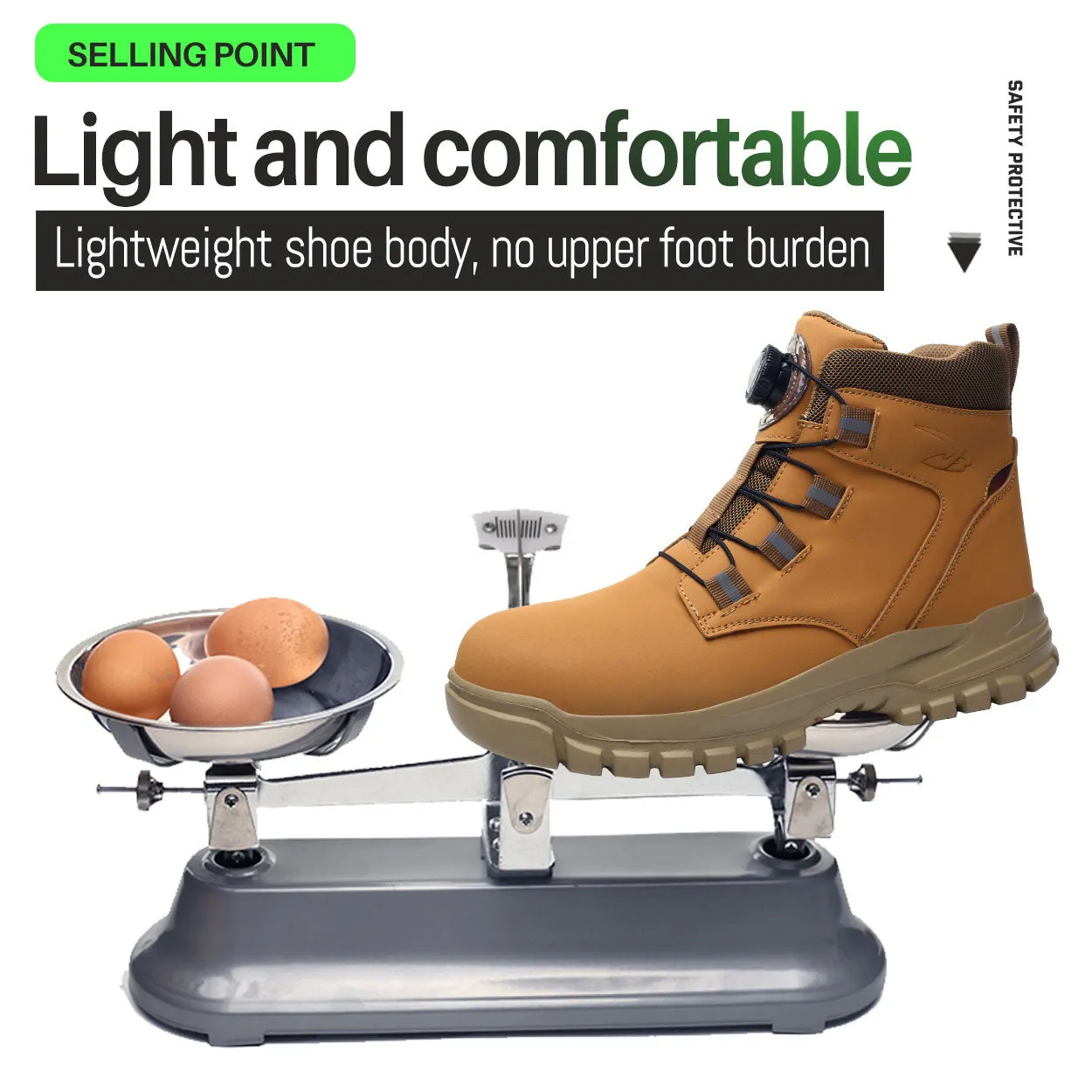 Leather Industrial Safety boots for Men(JB-682)