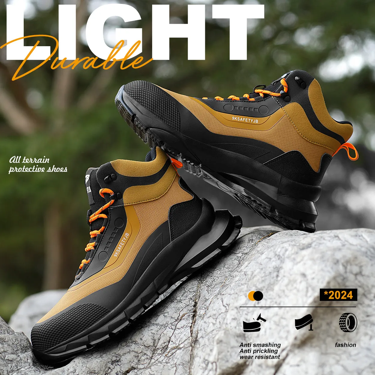 Leather Industrial Safety Boots for Men(JB-925)