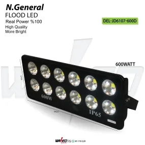 Led Flood Light - 600W - N.General
