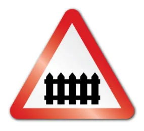 Level crossing barrier symbol (Post/Fence Fix)