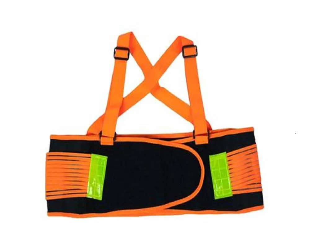 Lifting Support Weight Belt, Reflective Lower Back Brace Protects