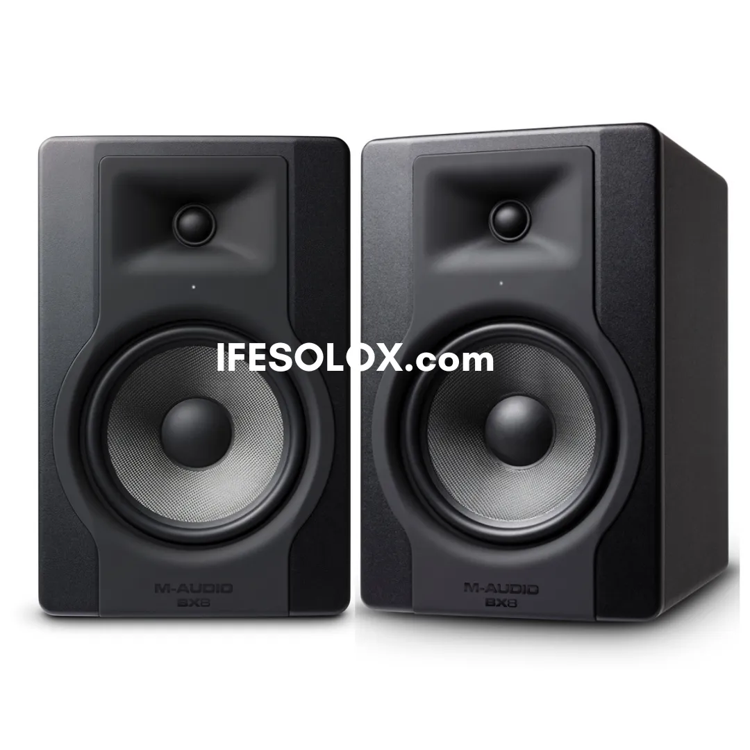 M-AUDIO BX8 D3 Dual (2-Way) 8" 150W Powered Studio Monitor Speaker for Music Production and Mixing - Brand New