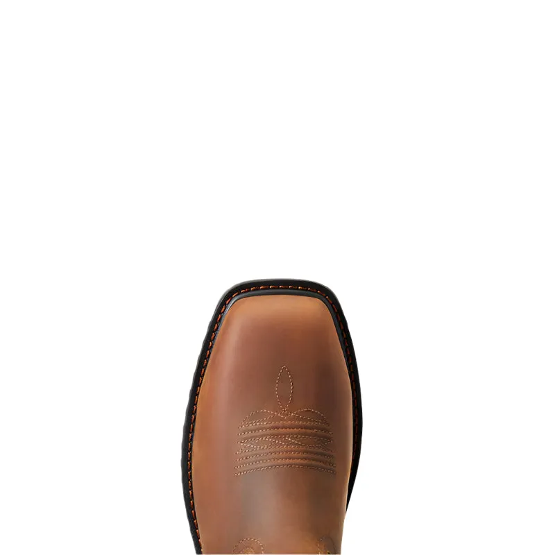 Men's Ariat RigTek Wide Square Toe Waterproof Composite Toe Work Boot 10034156