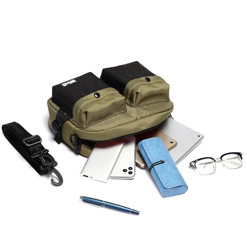 Messenger Bag for Men Streetwear Medium Satchel Bag for School Work