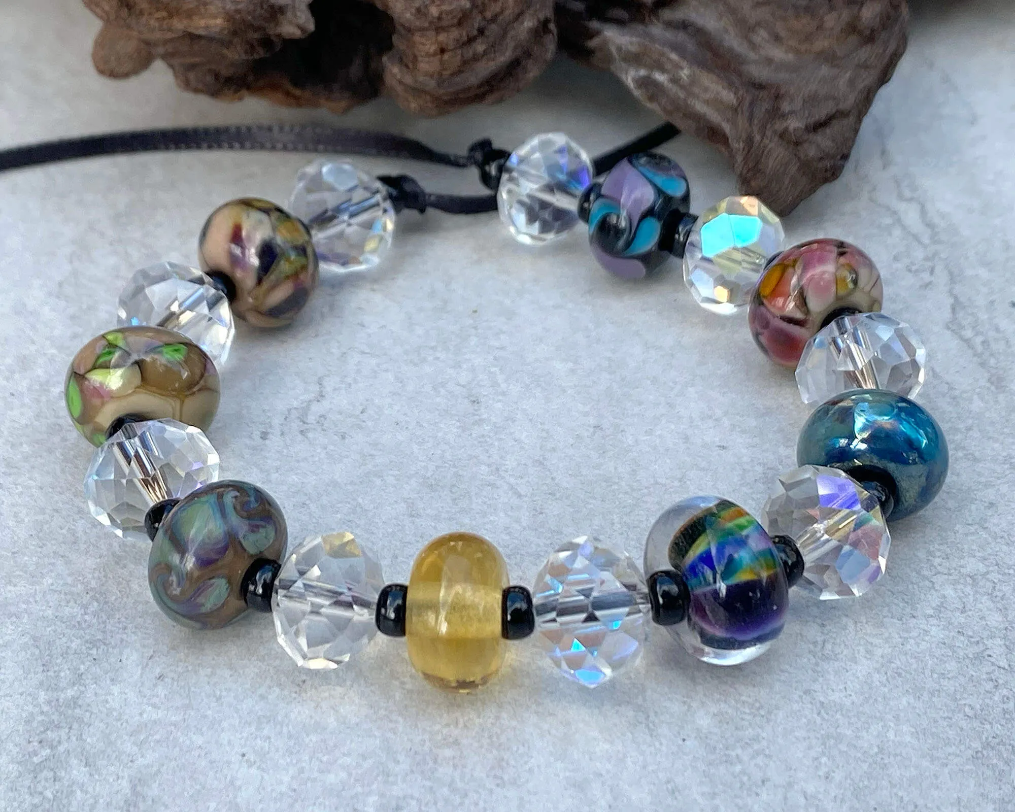 Multicolor Orphan Lampwork Beads SRA