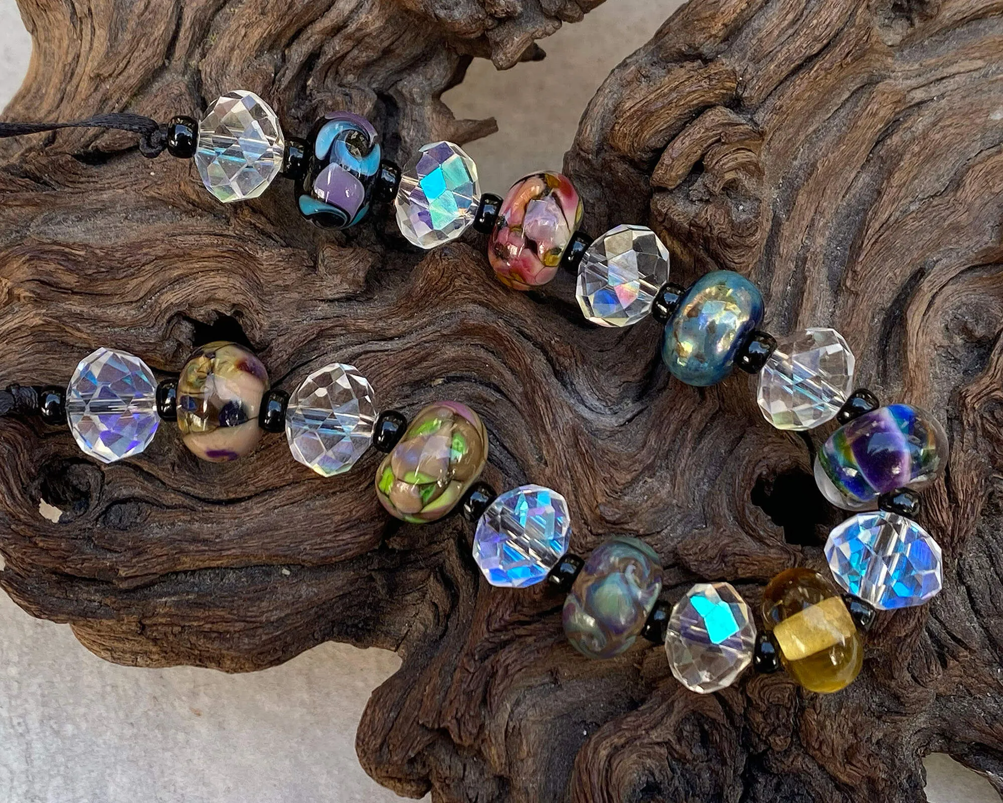 Multicolor Orphan Lampwork Beads SRA