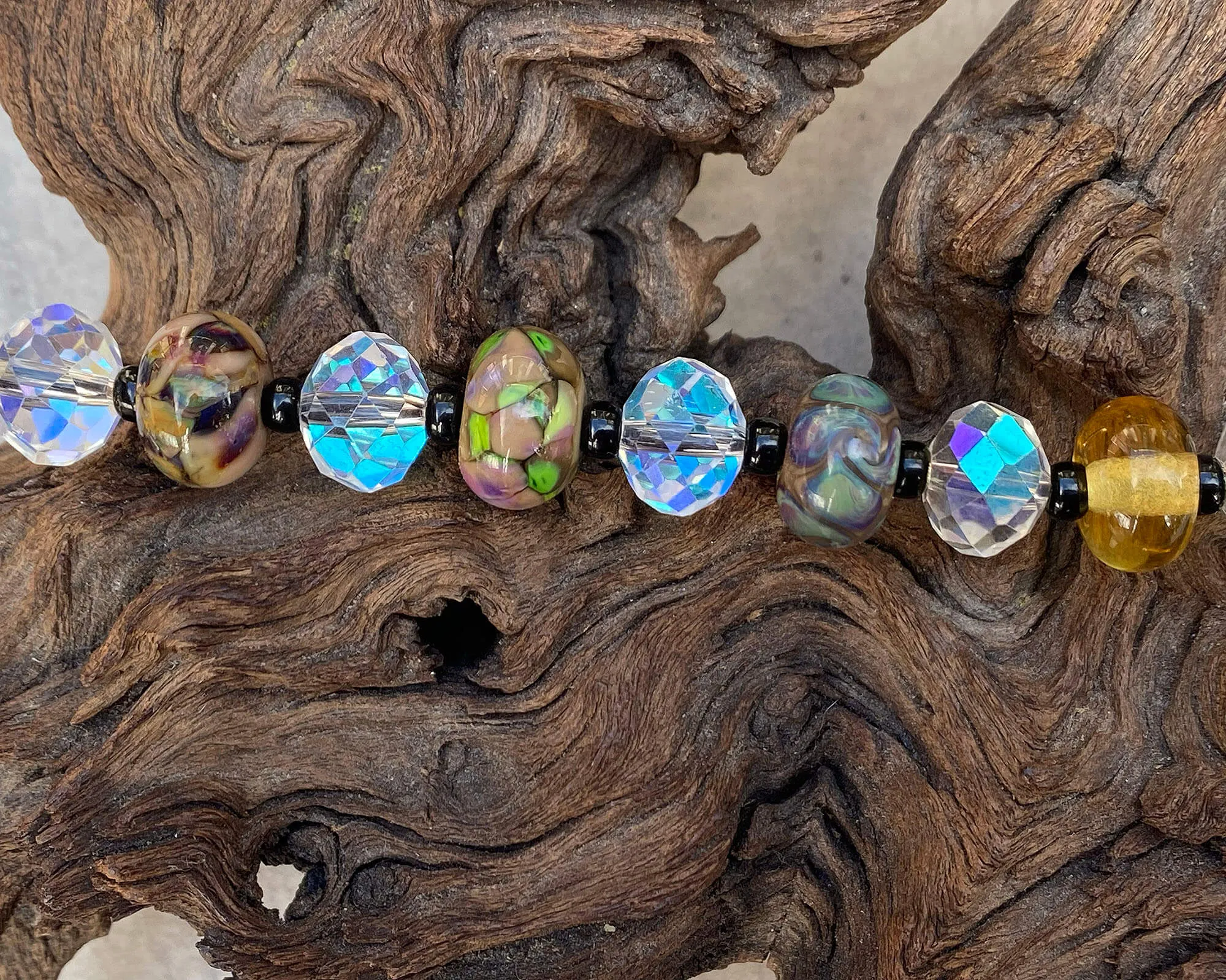 Multicolor Orphan Lampwork Beads SRA