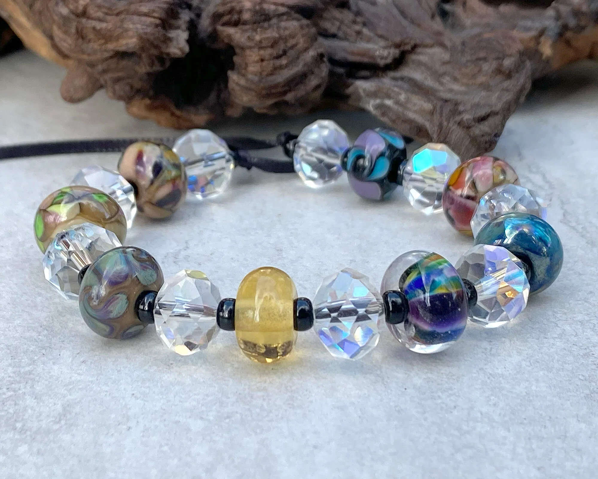 Multicolor Orphan Lampwork Beads SRA