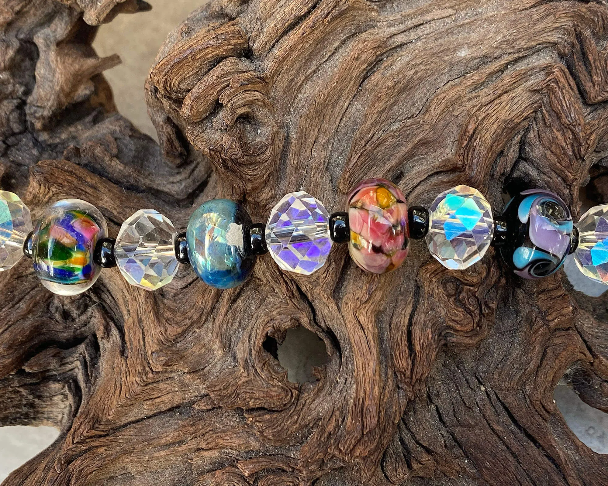 Multicolor Orphan Lampwork Beads SRA