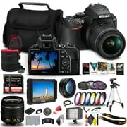 Nikon D3500 DSLR Camera with 18-55mm Lens (1590)   4K Monitor   2 x 64GB Extreme Pro Card Ultimate Bundle