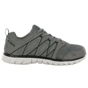 NT Work Men's Phoenix Charcoal Alloy Toe Slip-Resistant Athletic Work Shoe