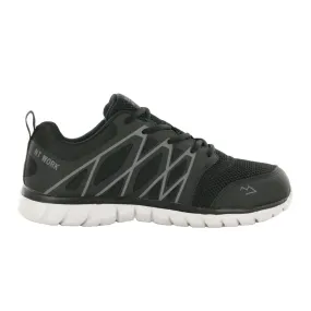 NT Work Women's Vegas Black Alloy Toe Slip-Resistant Work Shoe