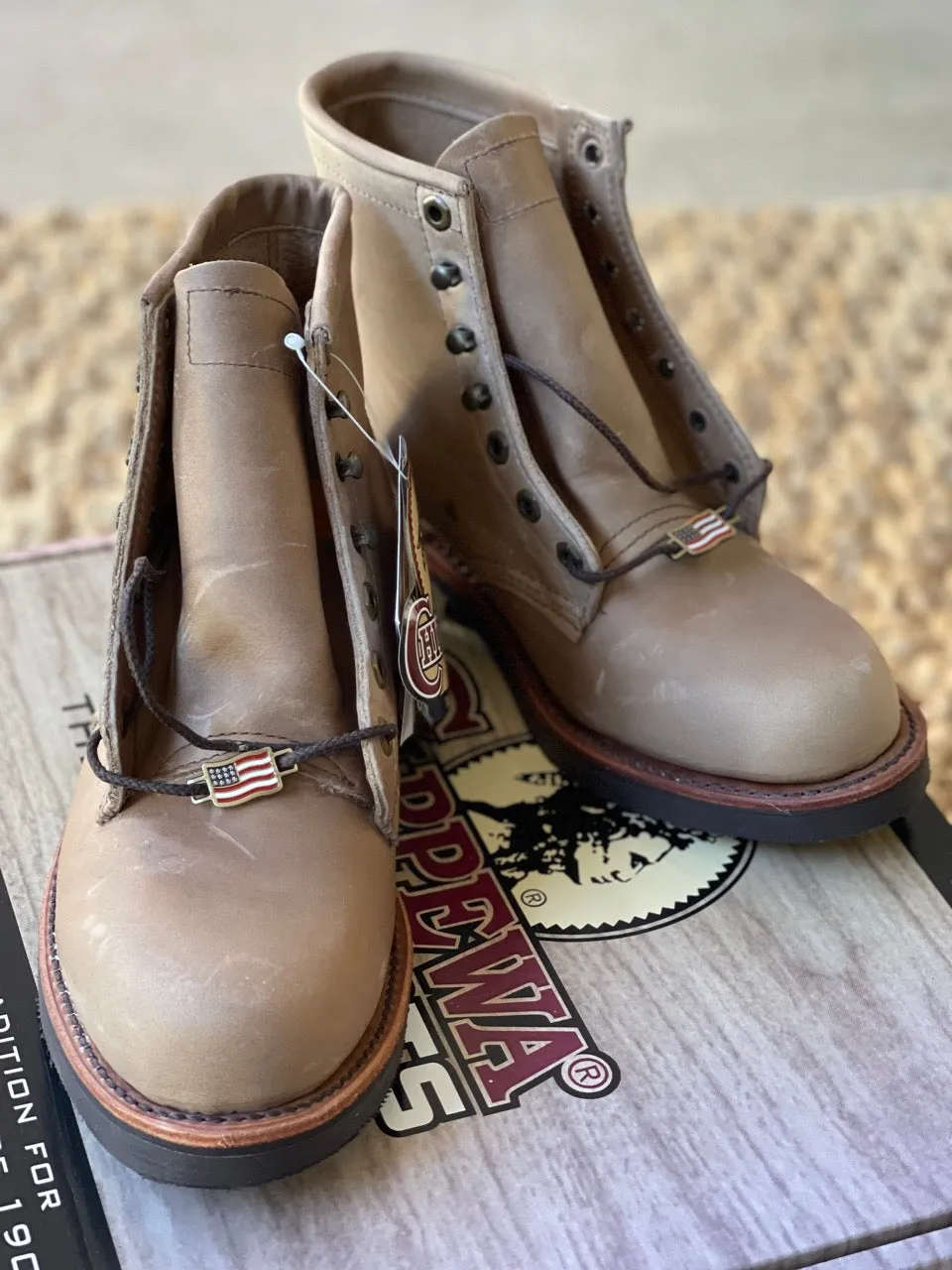 Original Chippewa Collection Men's 20067 6 Inch Lace Up Boot