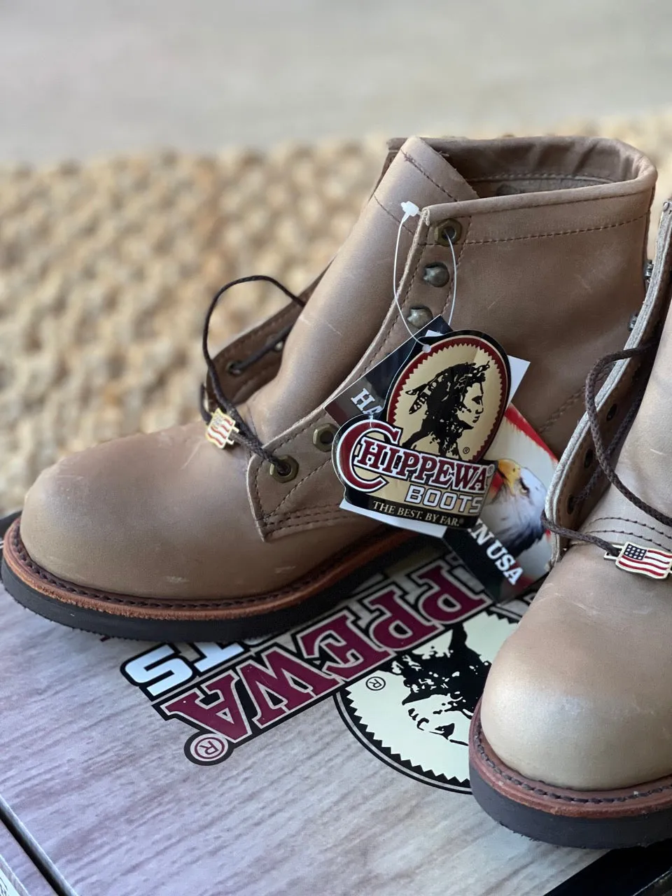Original Chippewa Collection Men's 20067 6 Inch Lace Up Boot
