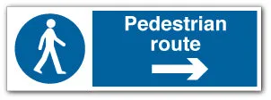 Pedestrian route