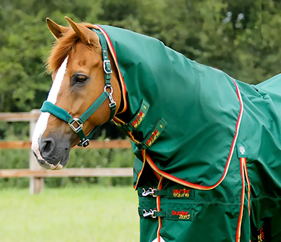 Premier Equine Buster Zero 0g Waterproof Rug with Classic Neck Cover