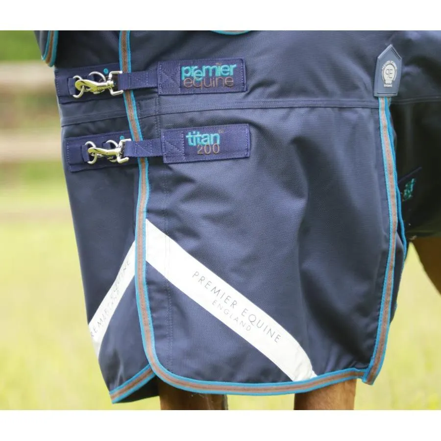 Premier Equine Titan 200g Turnout Rug with Detachable Neck Cover