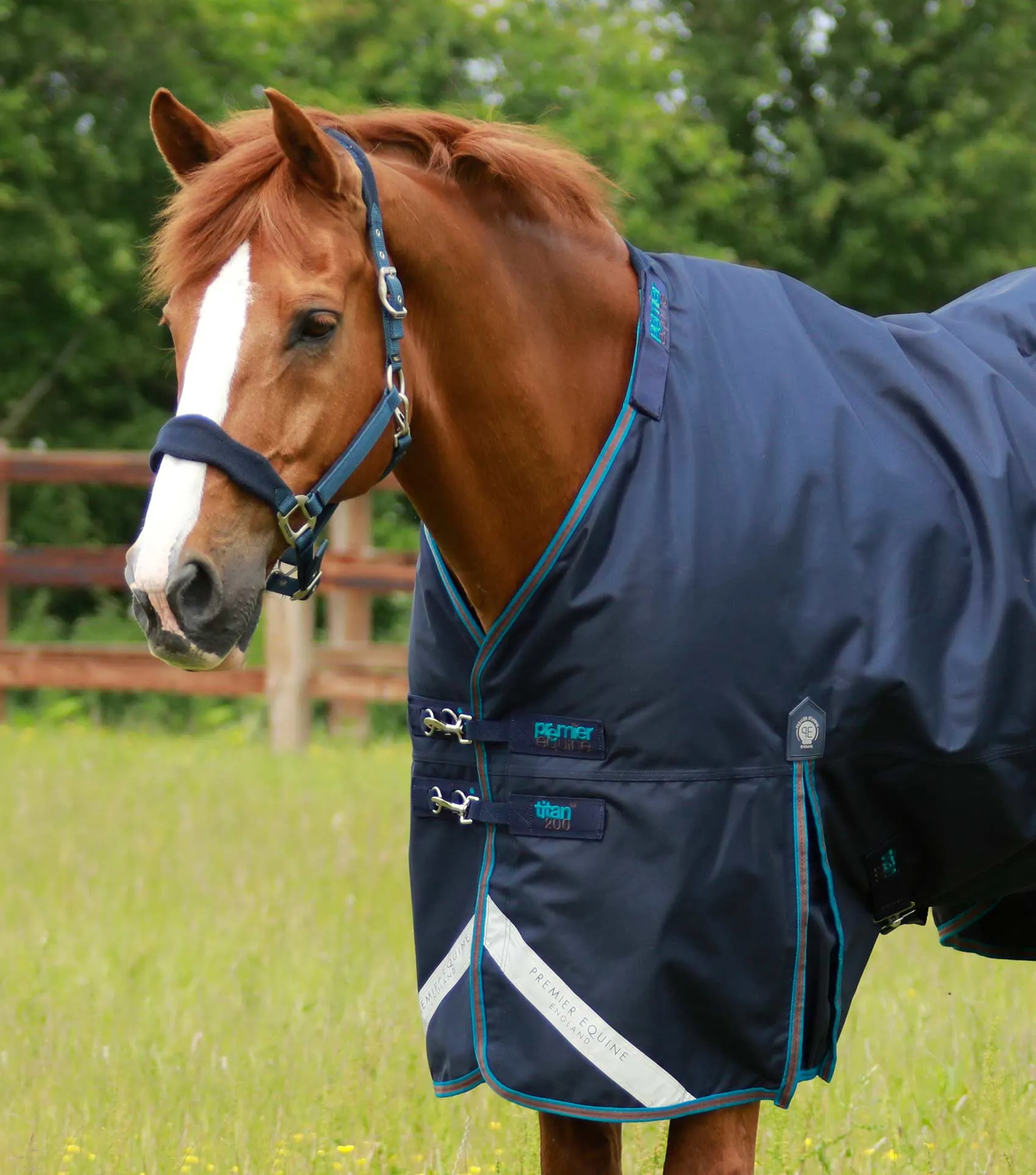 Premier Equine Titan 200g Turnout Rug with Snug Fit Neck Cover