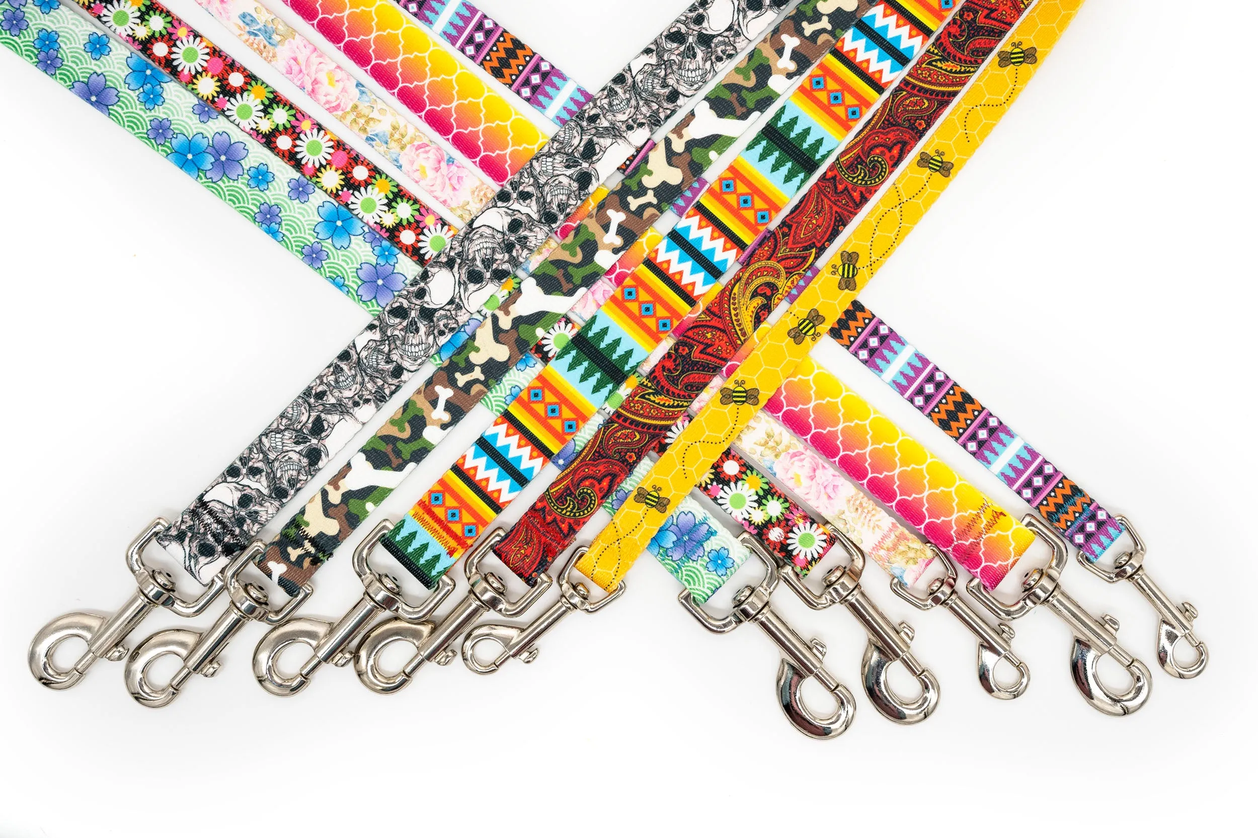 PRINTS - Leashes | 20 vibrant prints | 3 widths