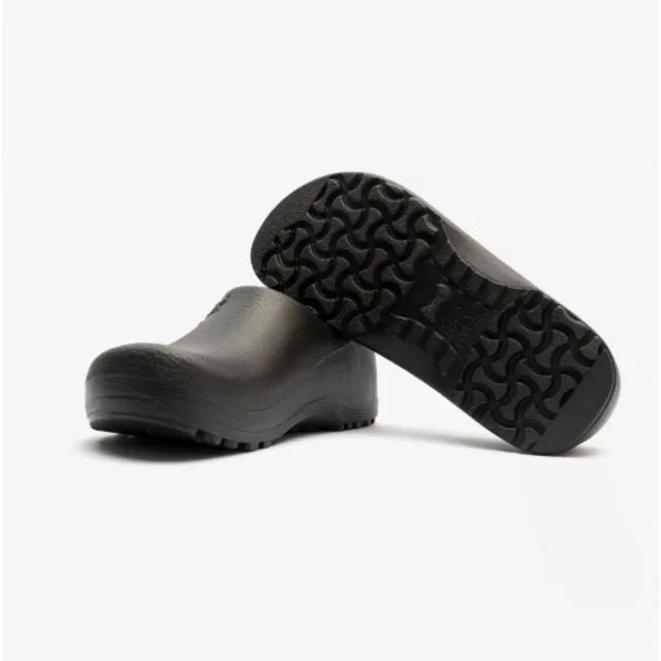 PROFI BIRKI Unisex Safety Clogs Black