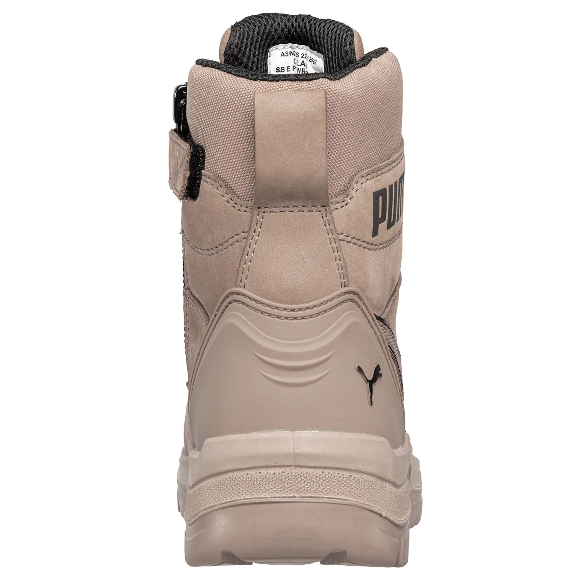Puma Men's 630745 Conquest High Stone Waterproof Composite Safety Toe Zipper 7" Metal Free Work Boots