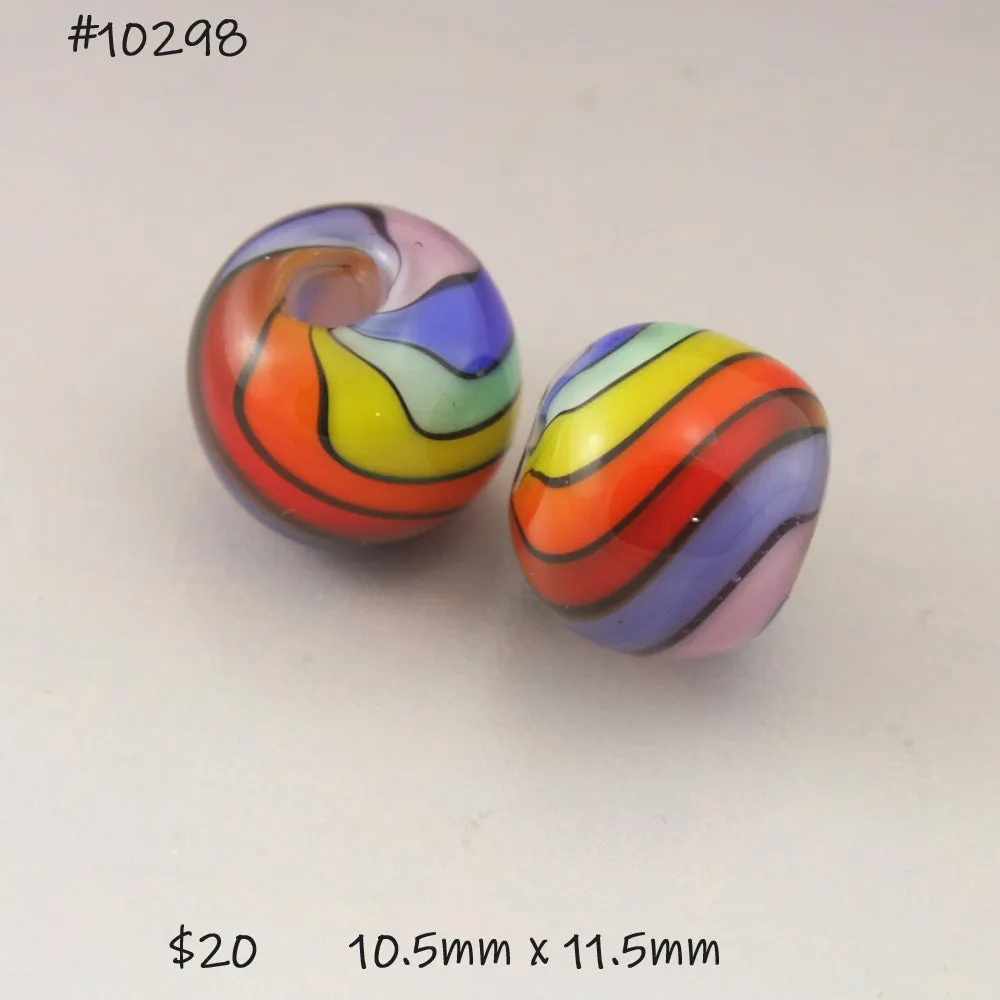 Rainbow Twist Round Pair