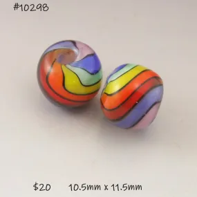Rainbow Twist Round Pair