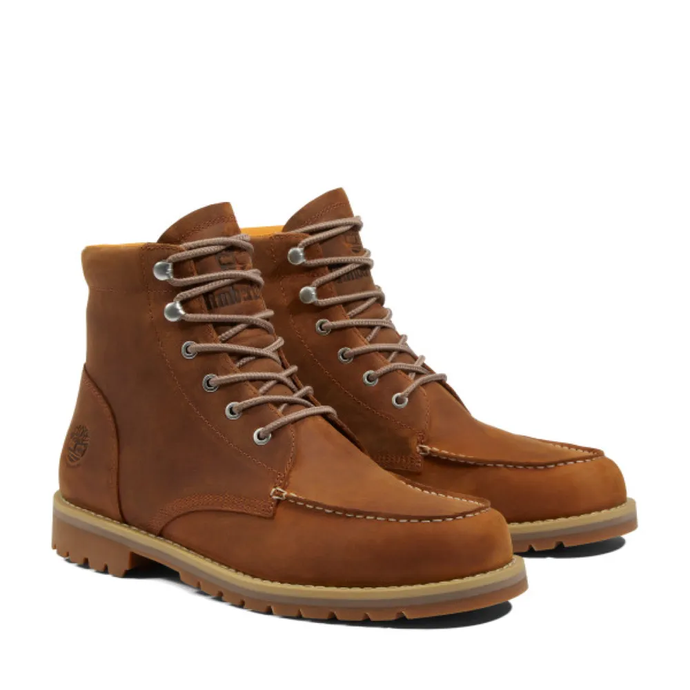 Redwood Falls Waterproof Moc Toe Boot Saddle (A2EDR-F13)