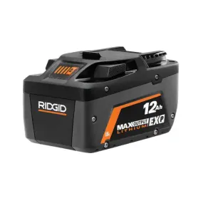 RIDGID 18V 12.0 Ah MAX Output EXP Lithium-Ion Battery - Factory Reconditioned