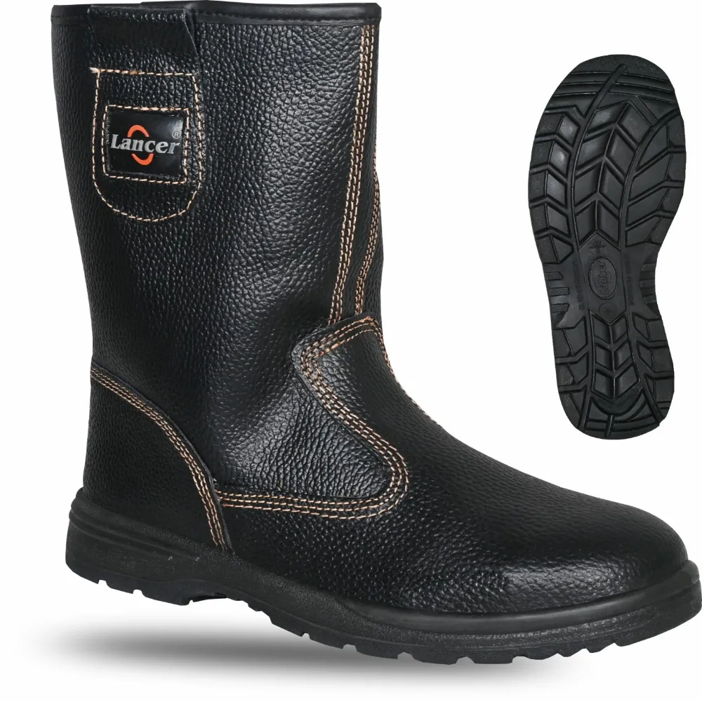 Rigger, Welding Boots Black, Lancer TP-213 S1P BLK Model Y Black