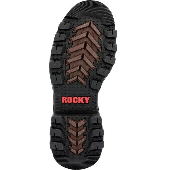 Rocky Men's Brown Rams Horn Waterproof Logger Work Boot RKK0395