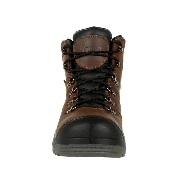 Rocky Men's Worksmart Brown Composite Toe Waterproof Work Boot RKK0245