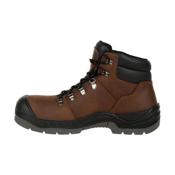 Rocky Men's Worksmart Brown Composite Toe Waterproof Work Boot RKK0245