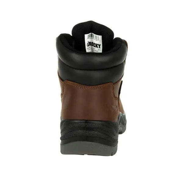 Rocky Men's Worksmart Brown Composite Toe Waterproof Work Boot RKK0245