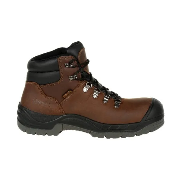 Rocky Men's Worksmart Brown Composite Toe Waterproof Work Boot RKK0245