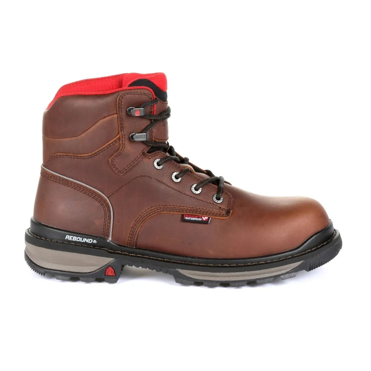 Rocky Rams Horn Men's Waterproof Work Boots Rkk0259 In Brown