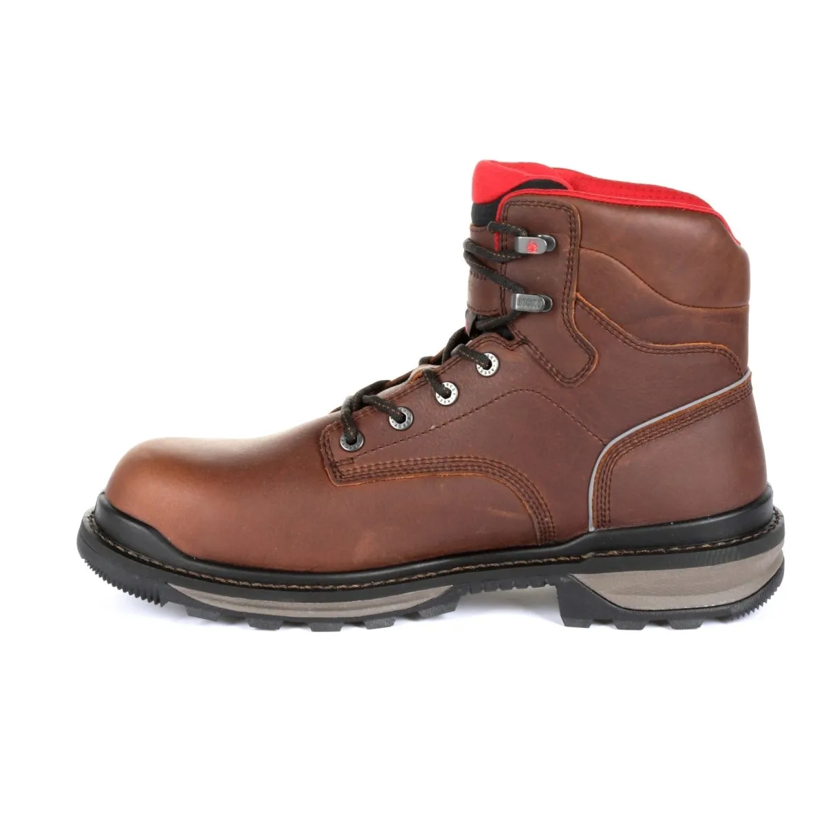 Rocky Rams Horn Men's Waterproof Work Boots Rkk0259 In Brown