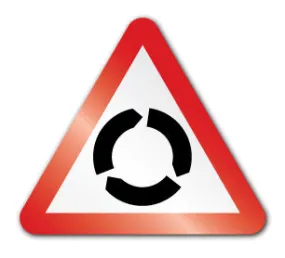 Roundabout symbol (Post/Fence Fix)