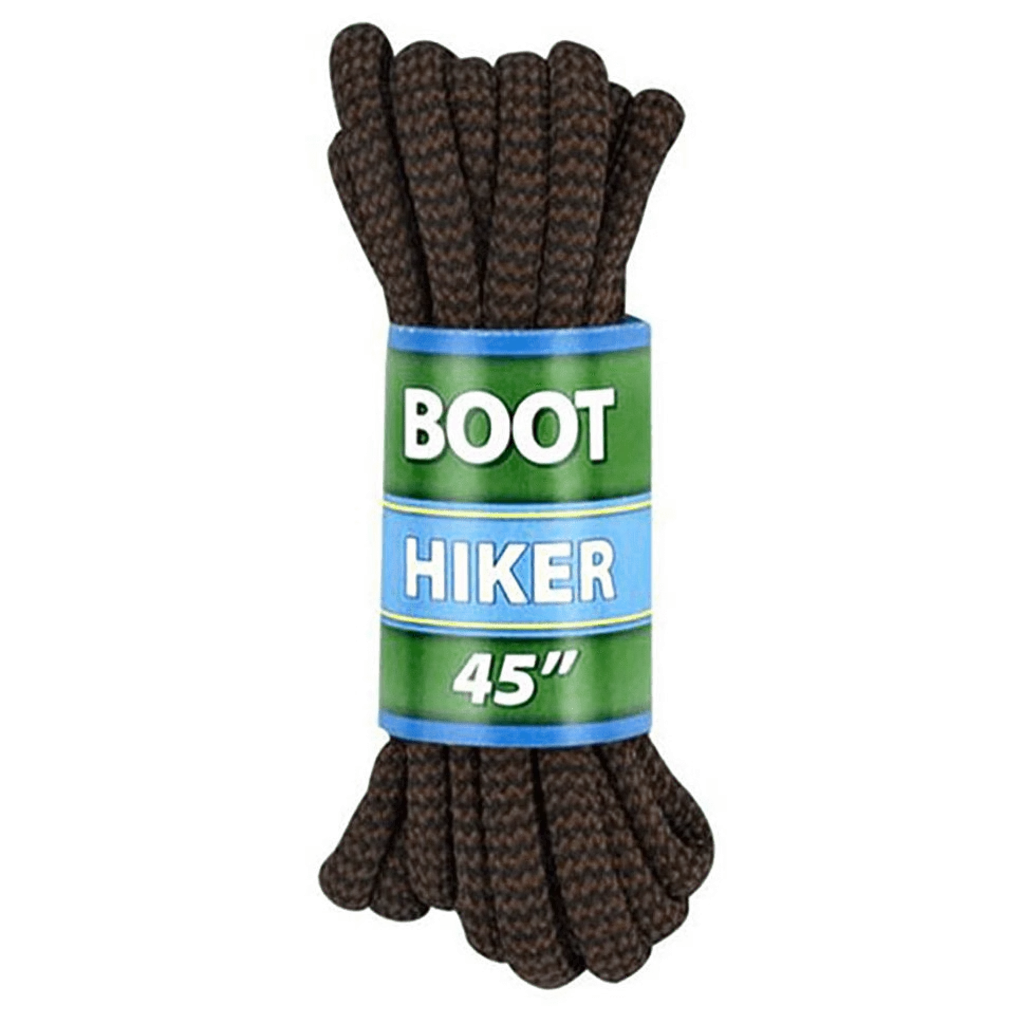 Shoe Gear Boot Laces, Brown/Black, 45"