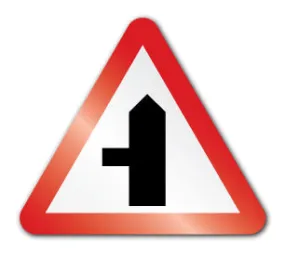Side road left symbol (Post/Fence Fix)