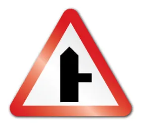 Side road right symbol (Post/Fence Fix)