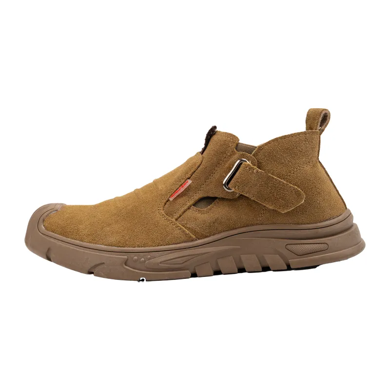 Slip-on Suede Leather Safety Shoes for Men(GM-24125)