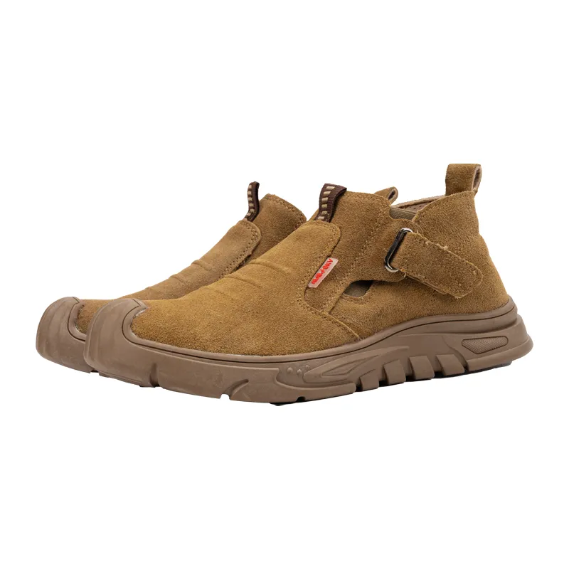 Slip-on Suede Leather Safety Shoes for Men(GM-24125)