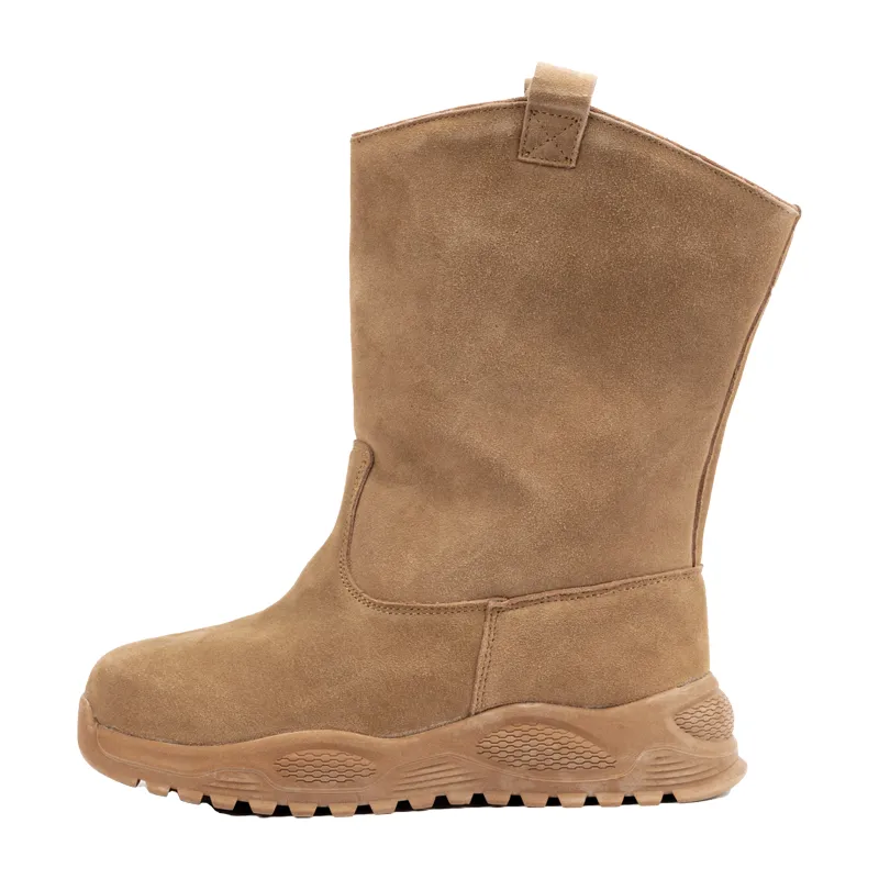 Slip-on Suede Leather Winter Safety Boots(GM-M24128)