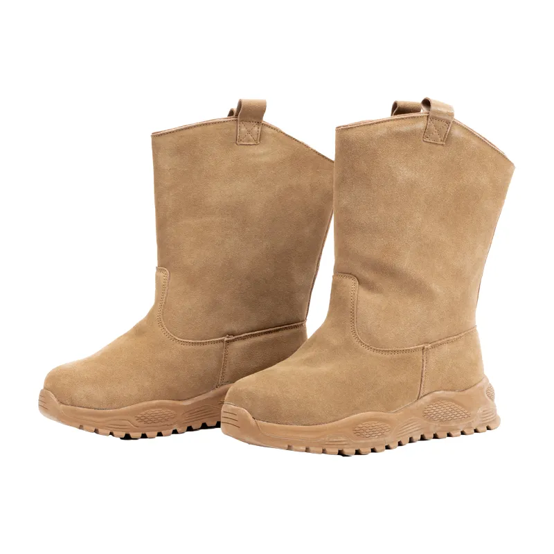 Slip-on Suede Leather Winter Safety Boots(GM-M24128)