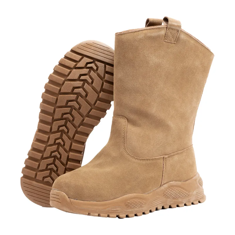 Slip-on Suede Leather Winter Safety Boots(GM-M24128)